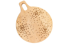 Load image into Gallery viewer, Star-Patterned Maple Serving Board
