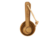 Load image into Gallery viewer, Teak Round Measuring Spoons
