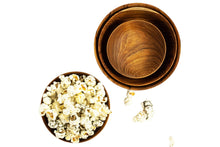 Load image into Gallery viewer, Teak Nesting Bowl Set
