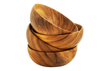 Load image into Gallery viewer, Mini Teak Bowl Set
