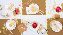 Load image into Gallery viewer, Gold Star Cocktail Plates

