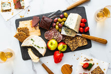 Load image into Gallery viewer, Teak Cheese Set
